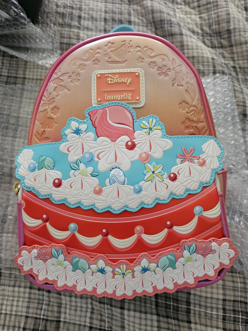 Loungefly DisneyMoana Iridescent Cake Mini Backpack-NWT